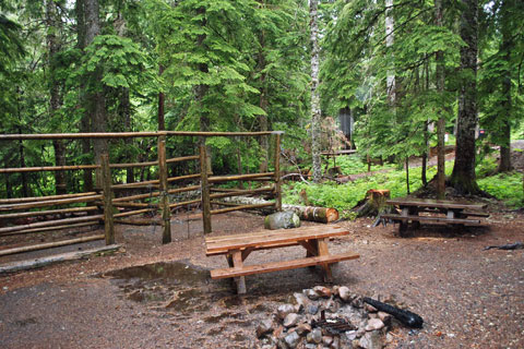 Lost Lake Campground hose camp, Mount Hood National Forest, Oregon