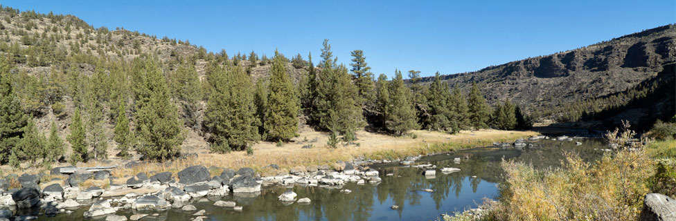 Crooked River, Castle Rock Campground, Oregon