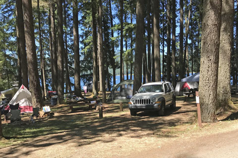 Baker Bay Campground, Dorena Lake, Oregon