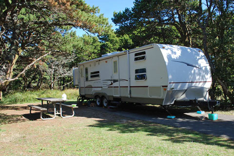 Nehalem Bay State Park Campground, Tillamook County, Oregon
