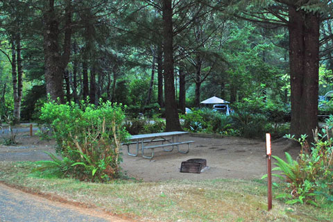 Sunset Bay State Park Campground, Coos County, Oregon