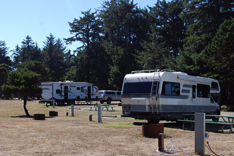 Boice Cope County Park Campground, Floras Lake, Curry County, Oregon