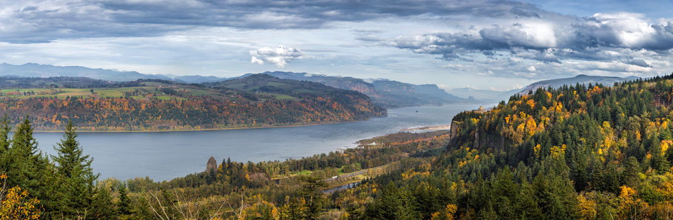 Columbia River gorge, Oregon