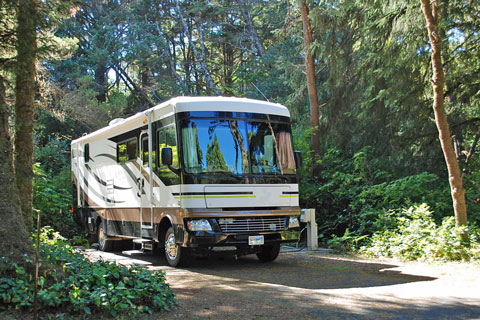 Carl G. Washburne Memorial State Park Campground, Lane County, Oregon