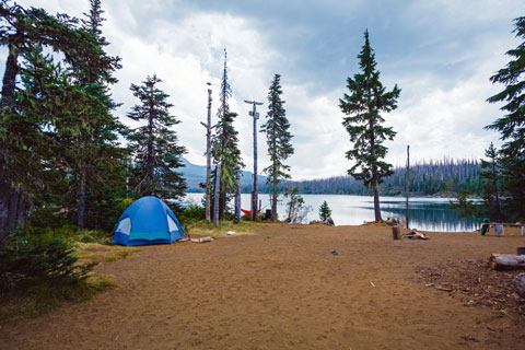 Big Lake Campground,  Willamette National Forest, Oregon