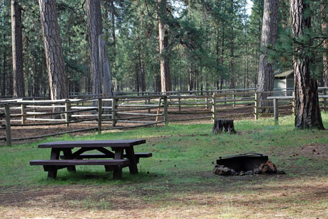 Graham Corral Horse Camp, Deschutes National Forest, Oregon