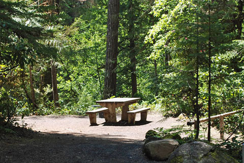 Whispering Falls Campground, Willamette National Forest, Oregon