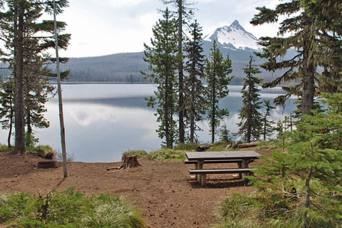 Big Lake Campground,  Willamette National Forest, Oregon