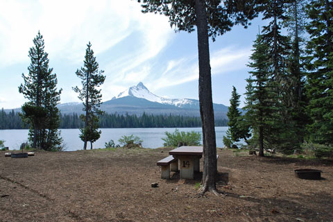 Big Lake Campground,  Willamette National Forest, Oregon