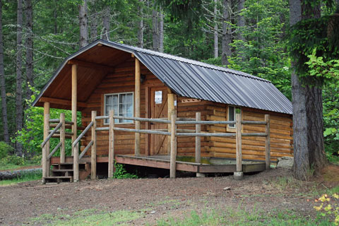 Chief Miwaleta County Park Campground cabin