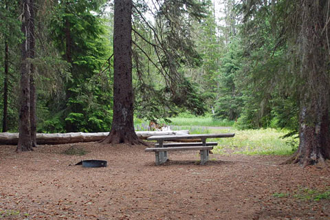 Little Crater Lake Campground, Mount Hood National Forest, Oregon