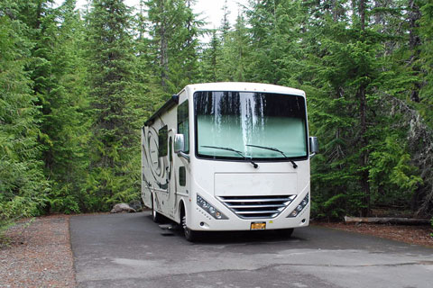 Trillium Lake Campground, Mount Hood National Forest, Oregon