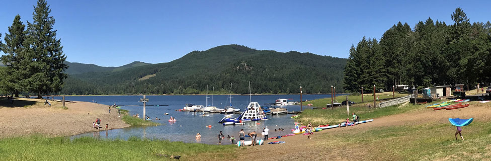 Baker  Bay Campground, Dorena Lake, Oregon