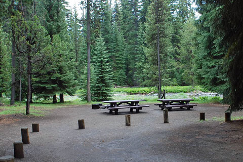 Little Lava Lake Campground, Deschutes National Forest, Oregon