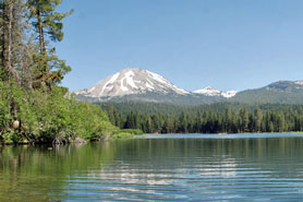 Manzanita Lake, Lassen Volcanic National Park, California